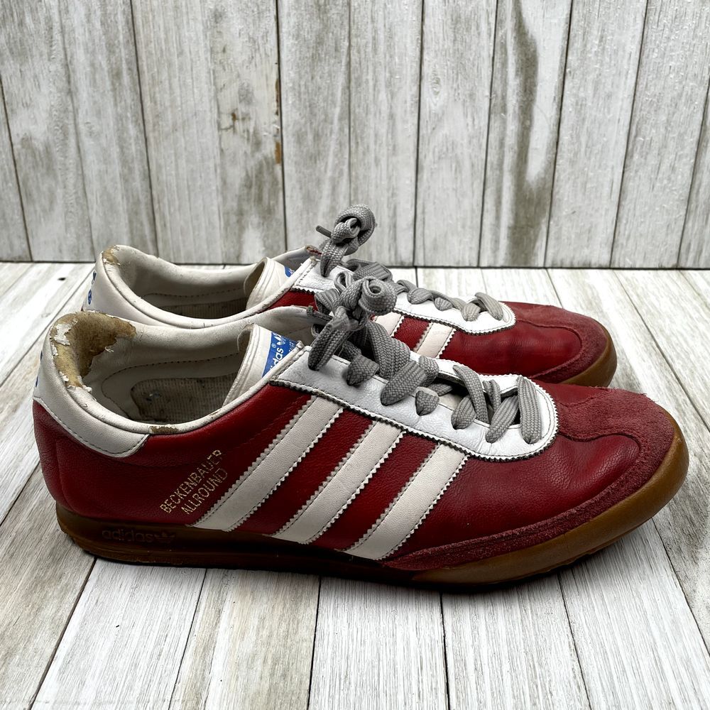 Adidas Beckenbauer Allround Sneakers Mens Size 10 US Shoes 2006 Red 465311